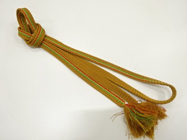 JAPANESE KIMONO / HAND-TIED OBIJIME CORD